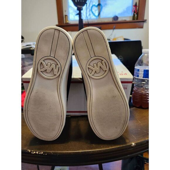 MICHAEL Michael Kors Womens Edie Black Casual and Fashion Sneakers Size 7.5 - Picture 5 of 6